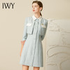 IWY/夏季时尚名媛蓝色连衣裙女气质小香风假两件职业西装裙女总裁231011Q1 商品缩略图0