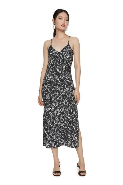 Topshop 露背开衩吊带裙 6516 商品图0