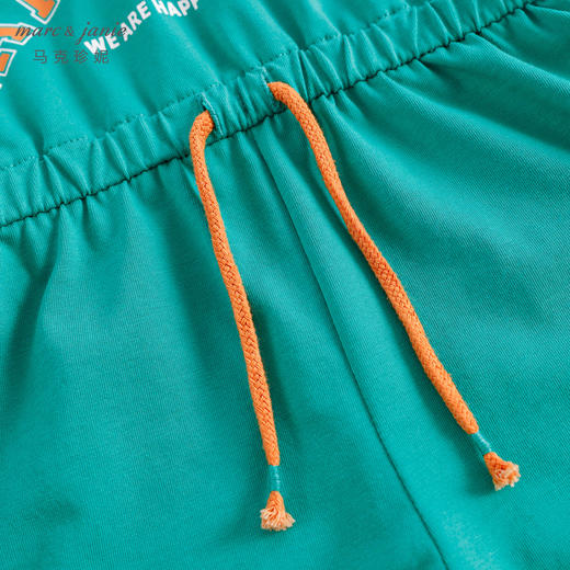 【凉感抗菌】马克珍妮宝宝夏装新款裤子女童字母背心连体裤230669 商品图4