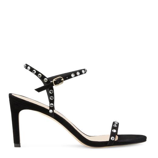 女明星同款！SW Dancer 80 Shine 钻链一字带高跟鞋 折上折￥1399直邮到手 商品图1