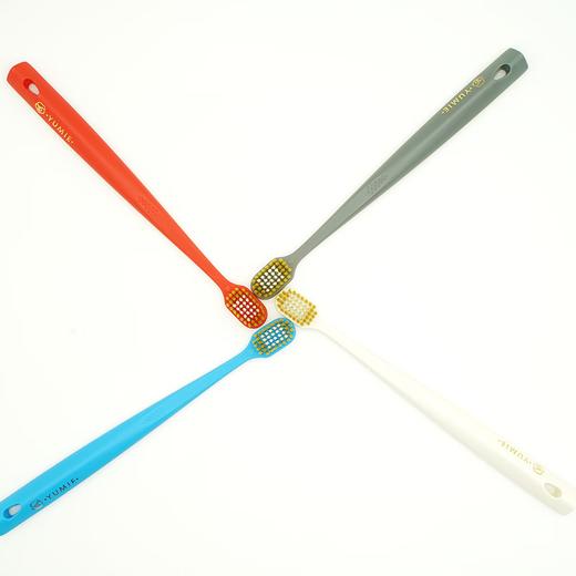 【福利购】由美枝48孔双重洁柔牙刷软毛4支装 商品图1