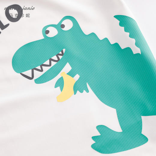 马克珍妮夏装新款 男童凉感防晒泳衣泳帽 儿童舒适游泳套装231120 商品图5