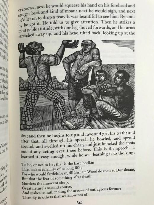 马克·吐温《哈克贝利·芬恩历险记》（1998） 15幅木版画插图 精装18开带书匣 商品图6