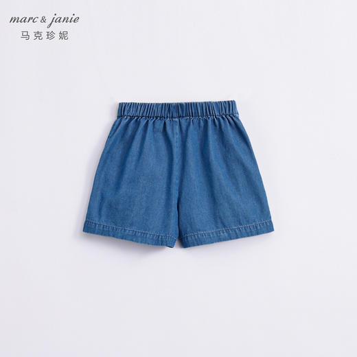 马克珍妮夏装新款 女童北欧风纯棉大口袋短裤 儿童裤子230326 商品图2