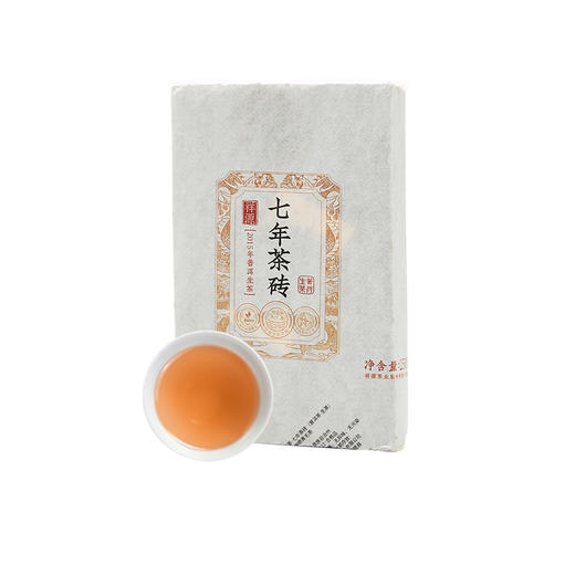 祥源茶普洱七年茶砖临沧生茶茶砖250g【2015年原料】 商品图0