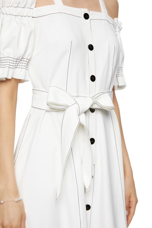 LNNNS 缝线装饰吊带连衣裙 6375 商品图2