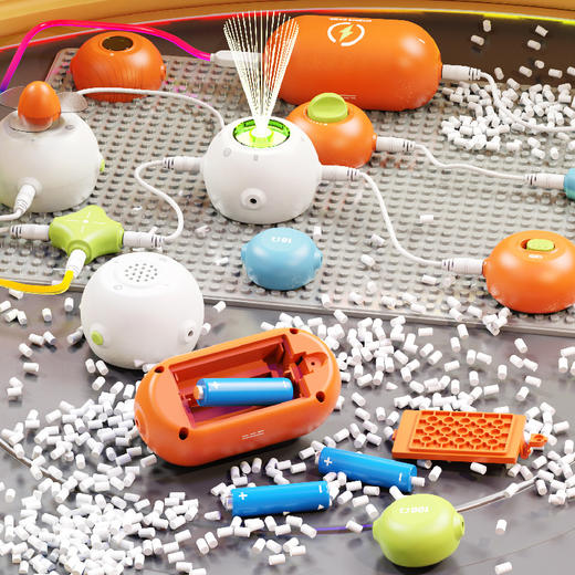 【一起探索真实的物理世界】柯学基迪科教电子积木 科学实验 玩出科创新活力 100+玩法 赠闪光线 让孩子轻松上手【不支持储值与微信合并支付】 商品图6