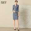 IWY/夏季高端蓝灰色职业连衣裙女气质美容师工作服透气经理职业装231042Q1 商品缩略图4