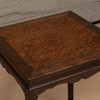 清 红木镶瘿木面云纹卷球足带拖泥方香几 商品缩略图3