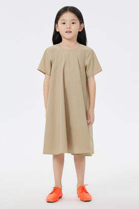 jnby  23年夏款  弹力府绸细腻短袖连衣裙  1N5G13440