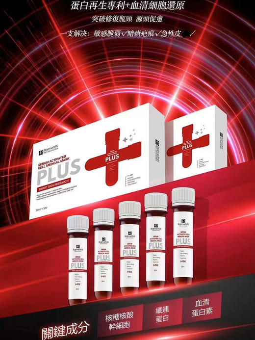 #2024升级版#韩国雷美特丝RaimeTHX 血清胶原试管PLUS/胶原蛋白紧致弹润面膜 白管 商品图3