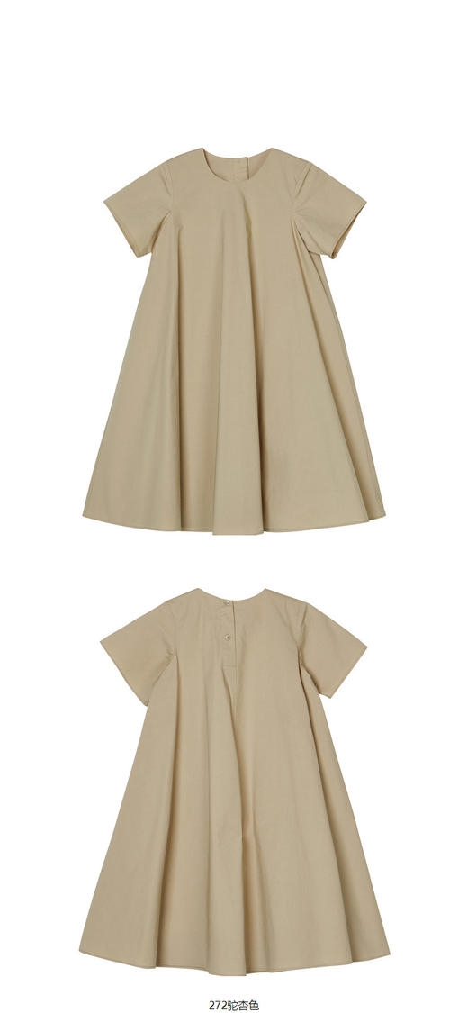 jnby  23年夏款  弹力府绸细腻短袖连衣裙  1N5G13440 商品图9