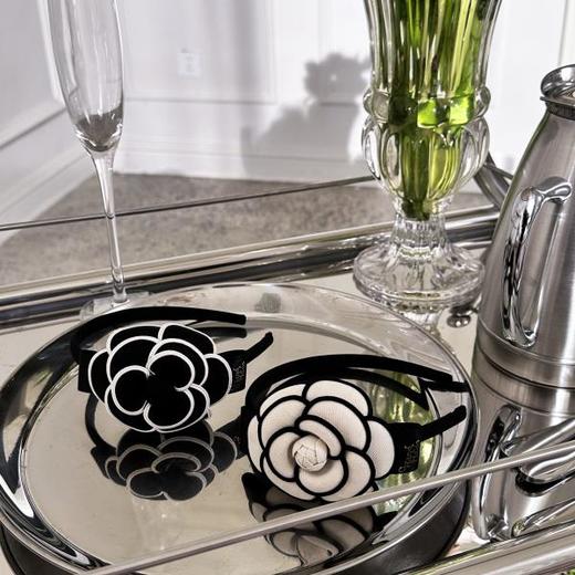 非金属布艺发饰 BeQueenStory【山茶白富美】优雅甜美名媛气质风发箍 商品图2