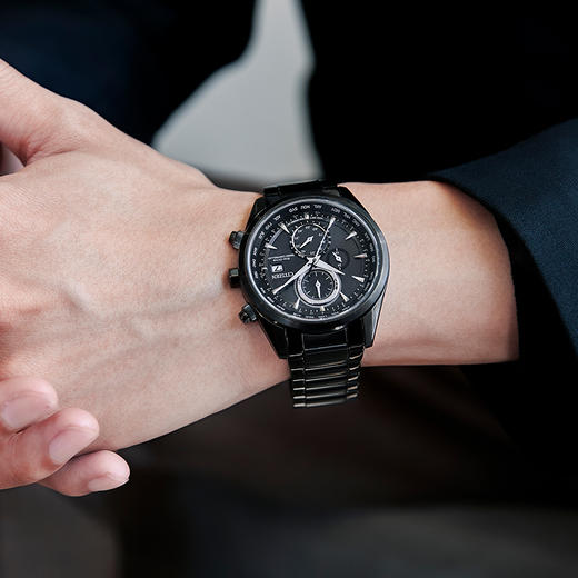 西铁城/CITIZEN光动能多局电波商务钢带手表男AT8265-81E 商品图5