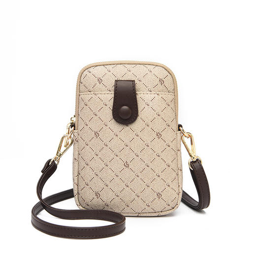 时尚质感，小众迷你百搭手机包印花单肩斜挎包HD6158-1 商品图5