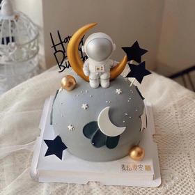 宇航员（需自提）月亮金银颜色随机