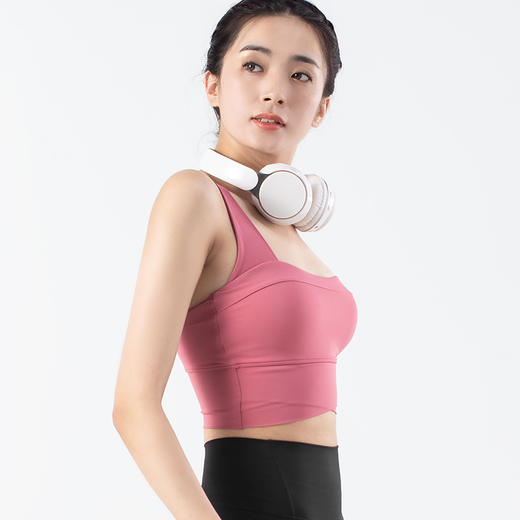 跃牌【化蝶双飞】系列裸感U领高强度防震美背瑜伽背心TM0122（可拆胸垫） 商品图6