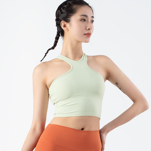 跃牌【化蝶双飞】系列性感挂脖美背瑜伽背心TM0119（可拆胸垫） 商品图9