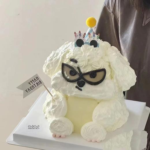 黑巢-惹不起的小狗狗生日蛋糕 商品图0
