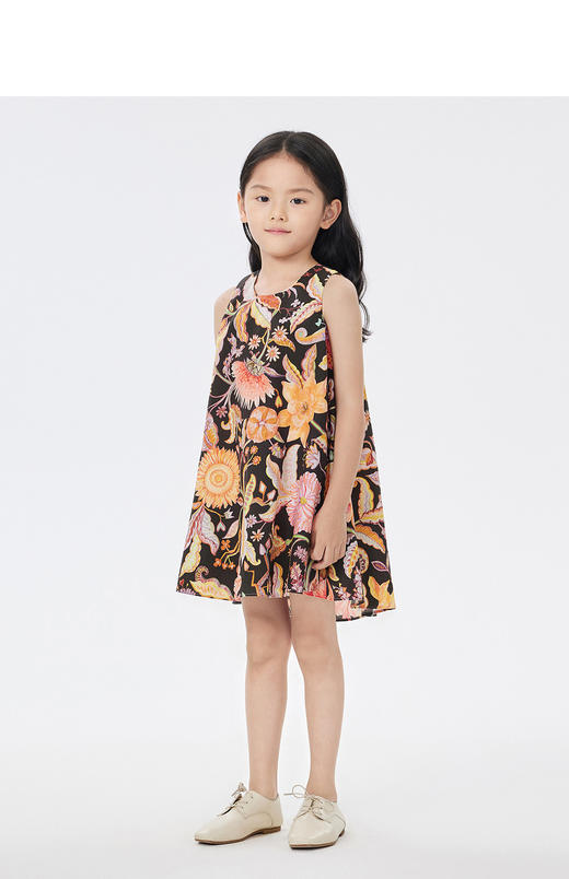 jnby  23年夏款  全棉挺阔无袖连衣裙 1N5G13070 商品图4