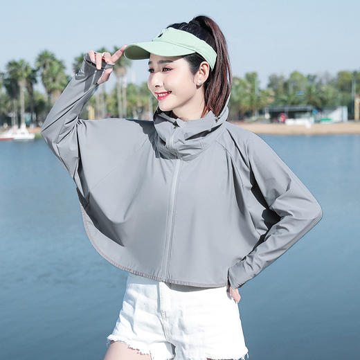 夏季新款，冰丝衣女户外长袖罩衫外套骑车服薄QB-HGR2267 商品图8