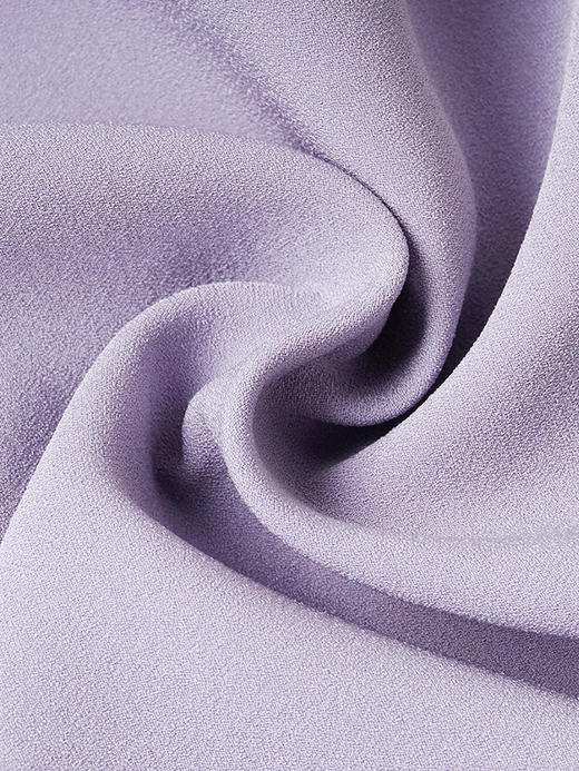 剩S 米思阳2024夏季新款温柔风修身紫色长裙方领法式连衣裙薄款女1234 商品图3