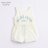 【凉感抗菌】马克珍妮宝宝夏装新款裤子女童字母背心连体裤230669 商品缩略图1