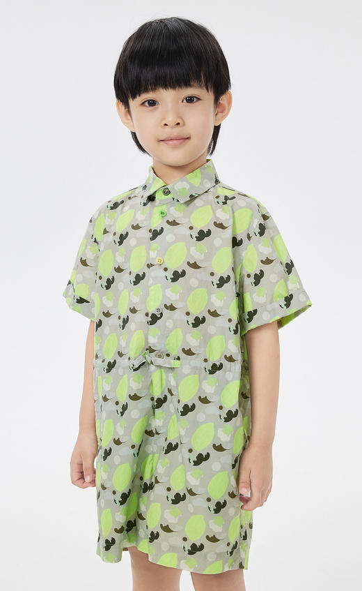 jnby  23年夏款  爽滑亲肤中袖连体衣  1N5F14770 商品图5