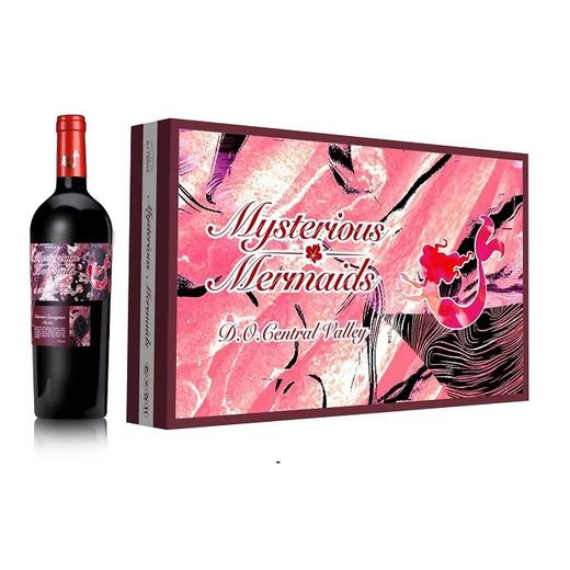 神秘美人鱼珍藏红葡萄酒 750ml 智利原瓶进口 商品图3