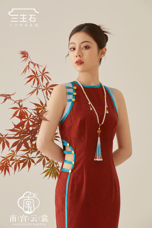 天然珍珠蜜蜡国风流苏长链 商品图3