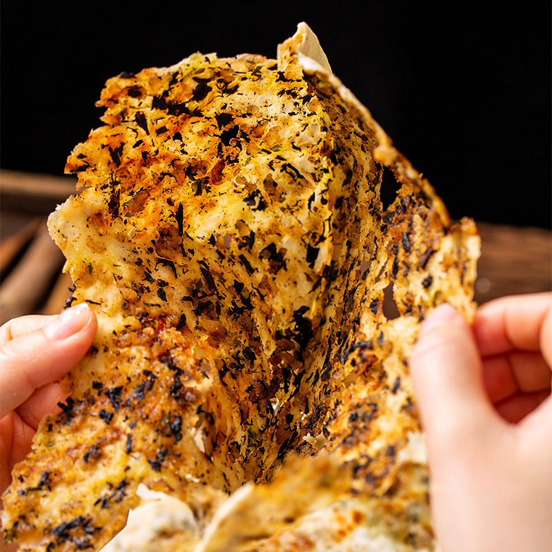 秋莲妈妈梅干菜饼锅盔 5个/袋 个头比脸大 又薄又脆 浙江