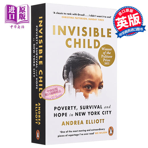 【中商原版】看不见的孩子 2022年普利策非小说奖得主 英文原版 Invisible Child Andrea Elliott 商品图1