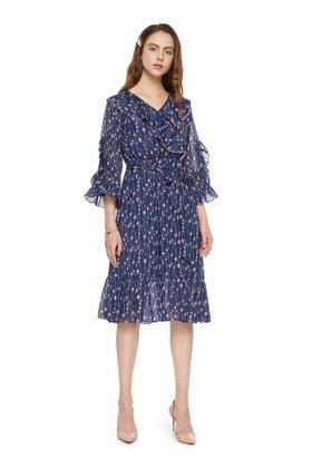 DOTACOKO 星星图案荷叶边连衣裙 5899