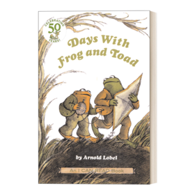 Collins柯林斯 英文原版 Days with Frog and Toad 青蛙和蟾蜍 I Can Read 2 汪培珽书单第三阶段 英文版 进口英语原版书籍