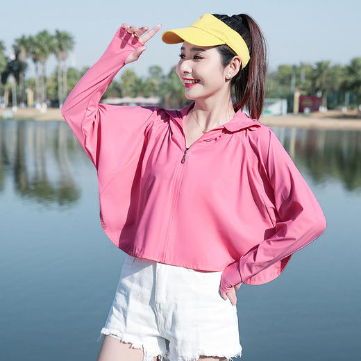 夏季新款，冰丝衣女户外长袖罩衫外套骑车服薄QB-HGR2267 商品图2