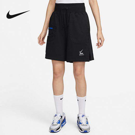 Nike/耐克女子运动健身针织短裤夏季新品宽松休闲裤DV8037-010 商品图0