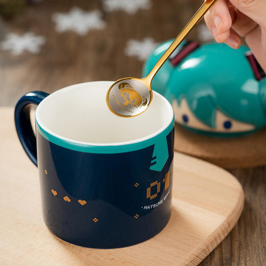 Moeyu 初音未来 立体马克杯 陶瓷杯套装 居家生活 商品图3