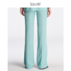 【麻感三醋酸】Laurel23春夏气质修身显腿微喇裤LWL342K04200 商品缩略图1