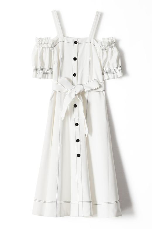 LNNNS 缝线装饰吊带连衣裙 6375 商品图4