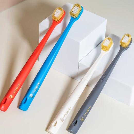 【福利购】由美枝48孔双重洁柔牙刷软毛4支装 商品图2