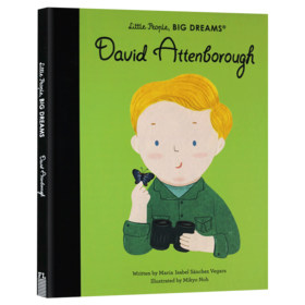 英文原版 Little People  Big Dreams David Attenborough 小男孩大梦想 大卫爱登堡 英文版