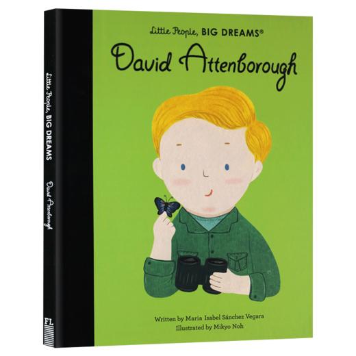 英文原版 Little People  Big Dreams David Attenborough 小男孩大梦想 大卫爱登堡 英文版 商品图0
