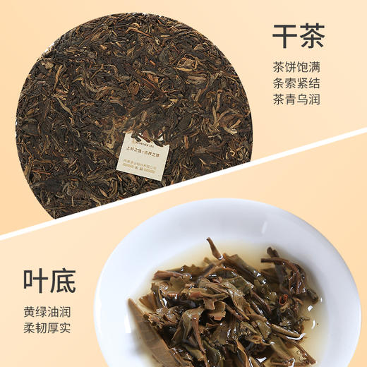 祥源茶普洱生茶临沧大树拼配原料2014年八年临沧普洱357g 商品图2
