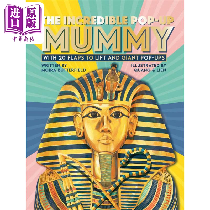 【中商原版】The Incredible Pop-up Mummy 不可思议的木乃伊(立体弹出书) 英文原版 进口图书 儿童绘本 儿童百科图书 立体书
