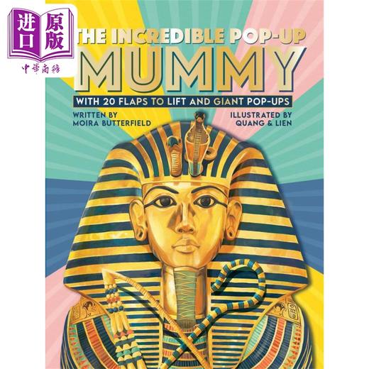 【中商原版】The Incredible Pop-up Mummy 不可思议的木乃伊(立体弹出书) 英文原版 进口图书 儿童绘本 儿童百科图书 立体书 商品图0
