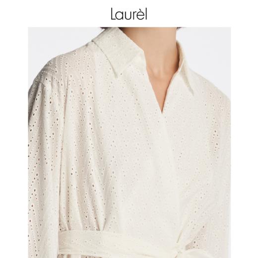 Laurel23春夏 随心叠片系扣收腰衬衫LWL342C03900 商品图6