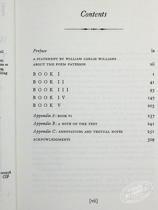 【中商原版】威廉斯 帕特森 含注释 博林根奖 普利策奖 英文原版 Paterson William Carlos Williams 商品图4