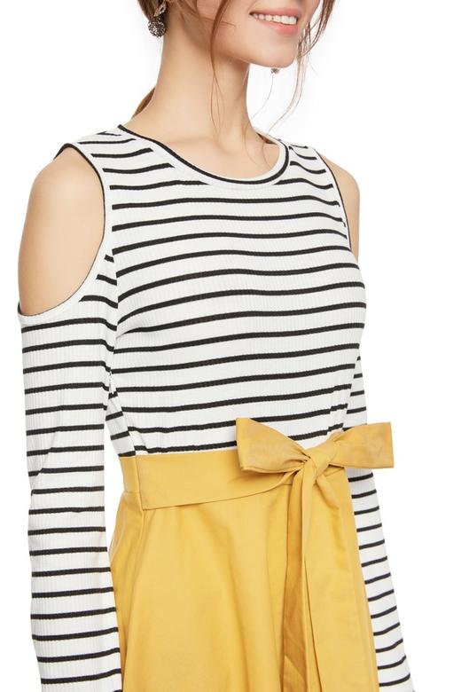 OCTAVIA 不规则挖肩连衣裙 6519 商品图2