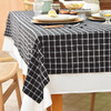 北欧莫兰迪格纹系列双层桌布 商品缩略图3