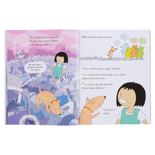 【中商原版】 Mike Smith 儿童绘本套装2册 Hundred Decker Bus Rocket 层层叠 100层巴士火箭 英文原版 进口图书 故事图画书 商品图7